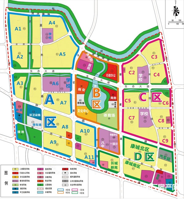 商丘道北高铁新城规划图最新出炉 城市发展大变化